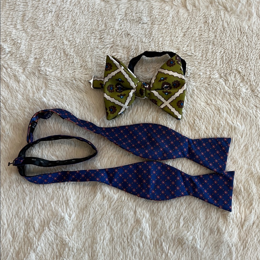 2 Bow Tie Stafford funky preppy